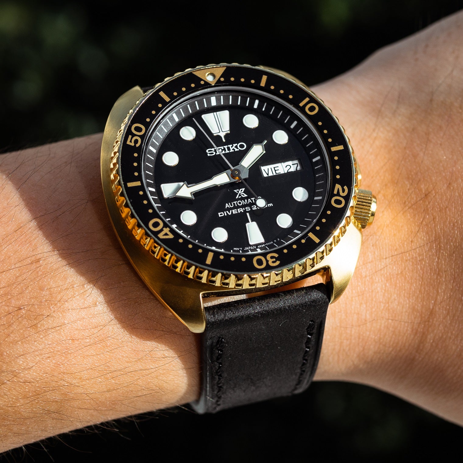 Emery Signature Pueblo Leather Strap in Black (18mm) - Nomad Watch Works Malaysia
