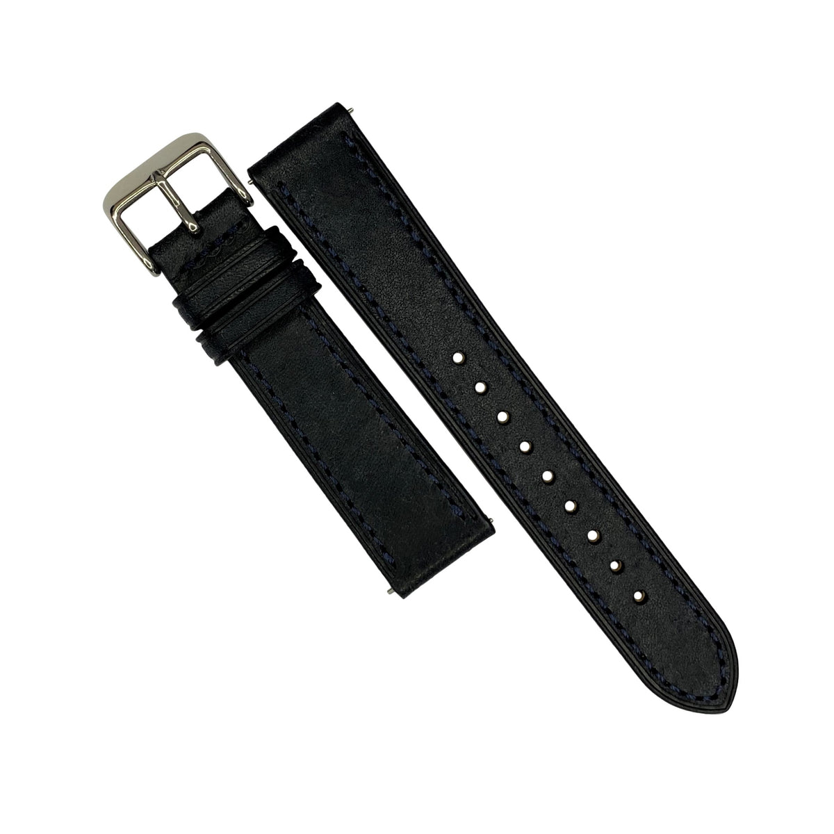 Emery Signature Pueblo Leather Strap in Navy (18mm) - Nomad Watch Works Malaysia