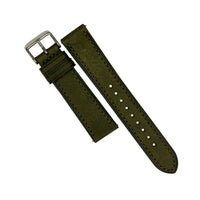Emery Signature Pueblo Leather Strap in Olive (18mm) - Nomad Watch Works Malaysia
