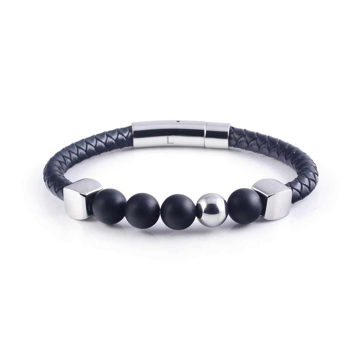 Lava Leather Bracelet in Silver (Size S) - Nomad Watch Works Malaysia
