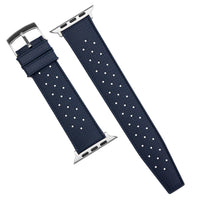 Apple Watch Tropic FKM Rubber Strap in Navy (38 & 40mm) - Nomad Watch Works MY
