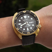 Tropic FKM Rubber Strap in Black (20mm) - Nomad Watch Works Malaysia