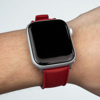 Apple Watch Tropic FKM Rubber Strap in Red (38 & 40mm) - Nomad Watch Works MY