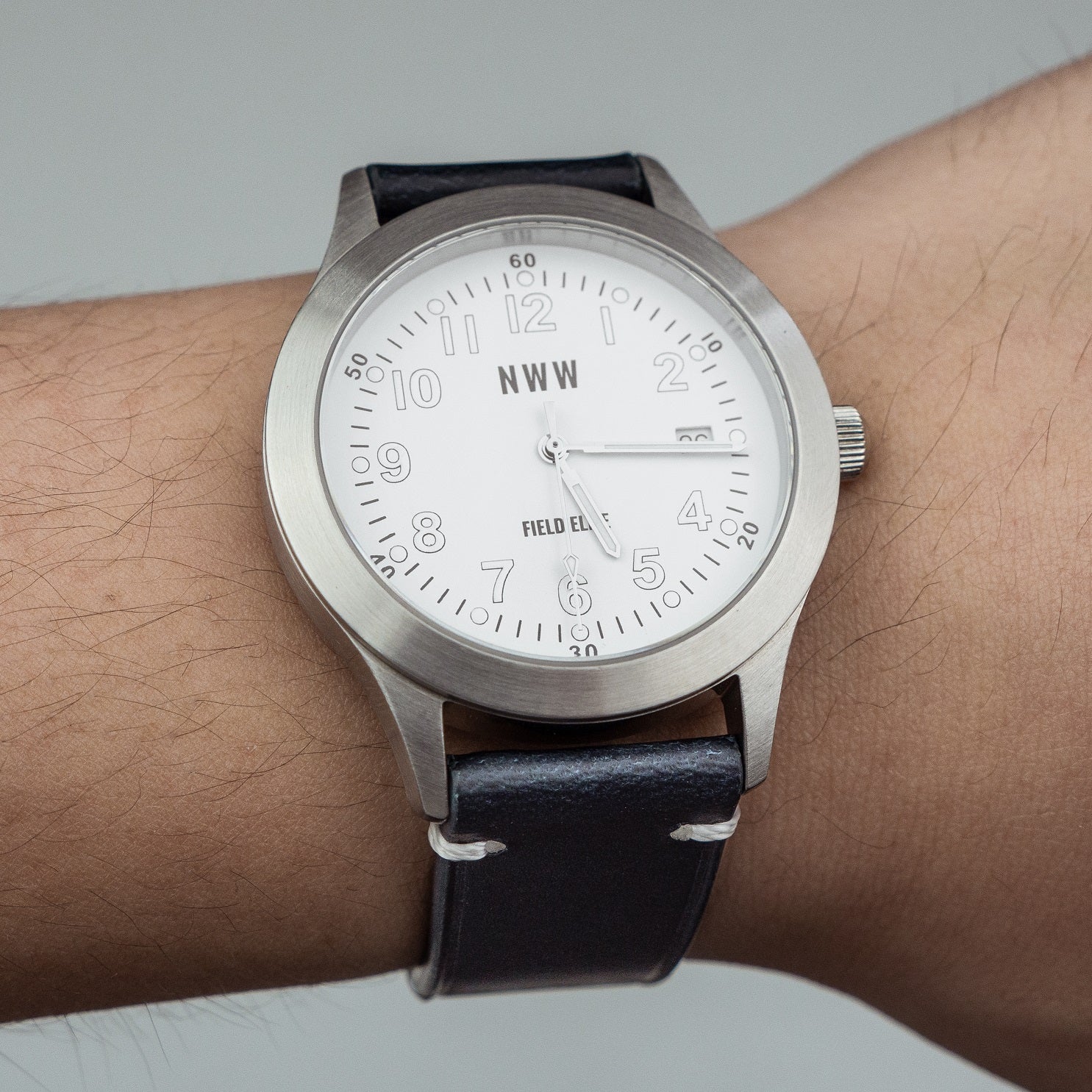 Emery Vintage Buttero Leather Strap in Navy (18mm) - Nomad Watch Works MY