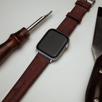 Emery Signature Pueblo Leather Strap in Bordeaux (38 & 40mm) - Nomad Watch Works Malaysia