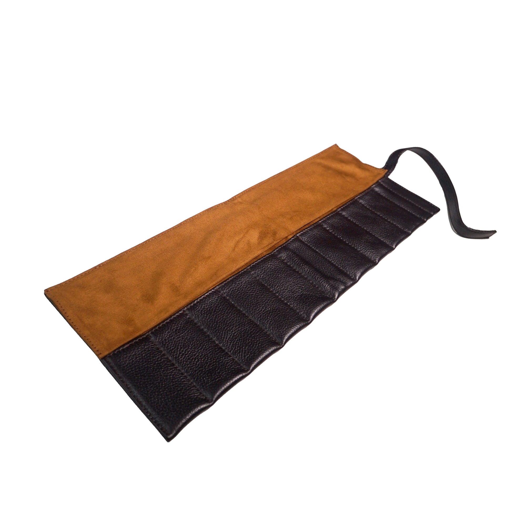 Leather Strap Roll in Brown (10 Slots) - Nomad Watch Works Malaysia