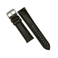 N2W Classic Horween Leather Strap in Chromexcel® Olive (18mm) - Nomad Watch Works Malaysia