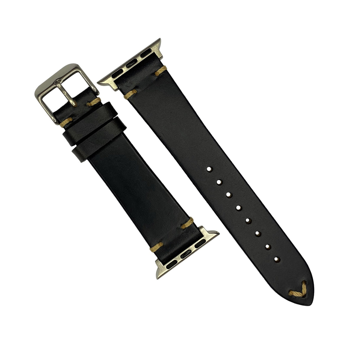 N2W Vintage Horween Leather Strap in Dublin Navy (38 & 40mm) - Nomad Watch Works Malaysia