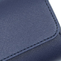 Saffiano Leather Watch Case in Navy (1 Slot) - Nomad Watch Works MY
