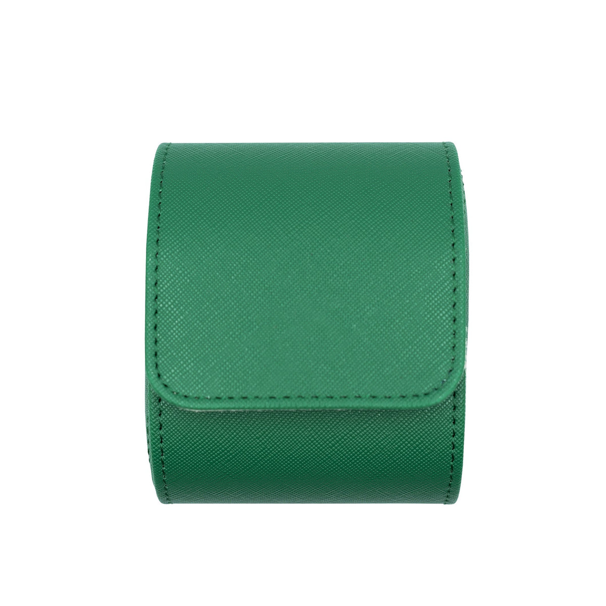 Saffiano Leather Watch Case in Green (1 Slot) - Nomad Watch Works MY