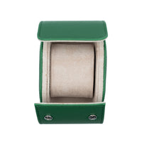 Saffiano Leather Watch Case in Green (1 Slot) - Nomad Watch Works MY