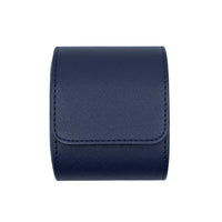 Saffiano Leather Watch Case in Navy (1 Slot) - Nomad Watch Works MY